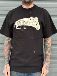Image 2 of PINBALL LOGO / HARDCORE METAL OTHER CRAP SHIRT (BLACK/BROWN)