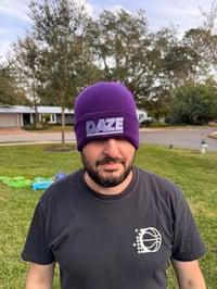 Image 1 of LOGO BEANIE (PURPLE OR MAROON)