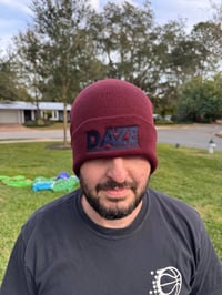 Image 2 of LOGO BEANIE (PURPLE OR MAROON)