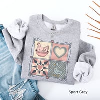 Image 2 of Quilt Frame Crewneck