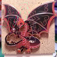 Image 2 of Alastor Dragon Pin (Rose Gold)