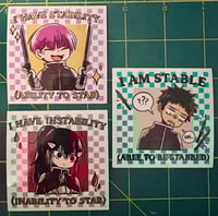 Stabby kaiju no 8 stickers!