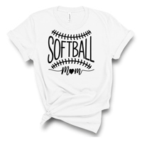 Image 2 of SOFTBALL MOM TEE