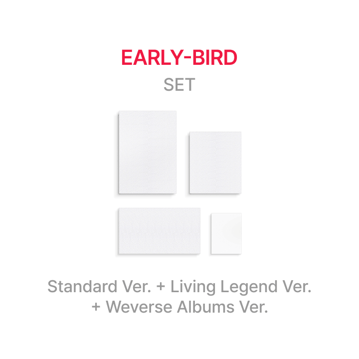 Image of [PRE-ORDER] BTS ‘ARIRANG’ Set + Living Legend Ver.+ Weverse Album Ver. + Weverse Shop POBs