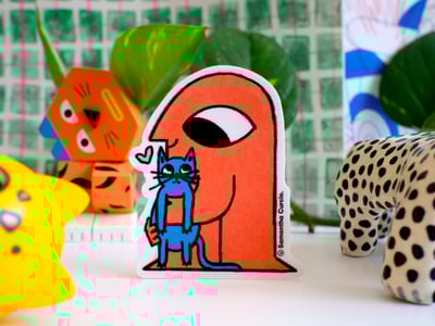 Image of Purry Pal - vinyl sticker