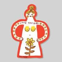 Image 1 of Love Your Girl Iridescent sticker
