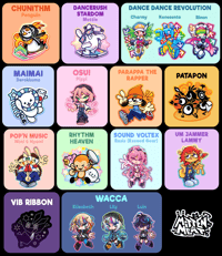 Image 2 of Rhythm Game Mascot Charms