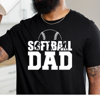 Image 1 of SOFTBALL DAD TEE