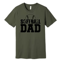 Image 4 of SOFTBALL DAD TEE
