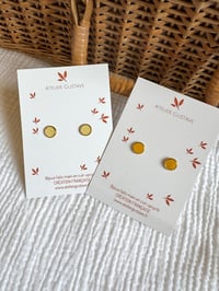 Boucles JEANNE Jaune / Curry