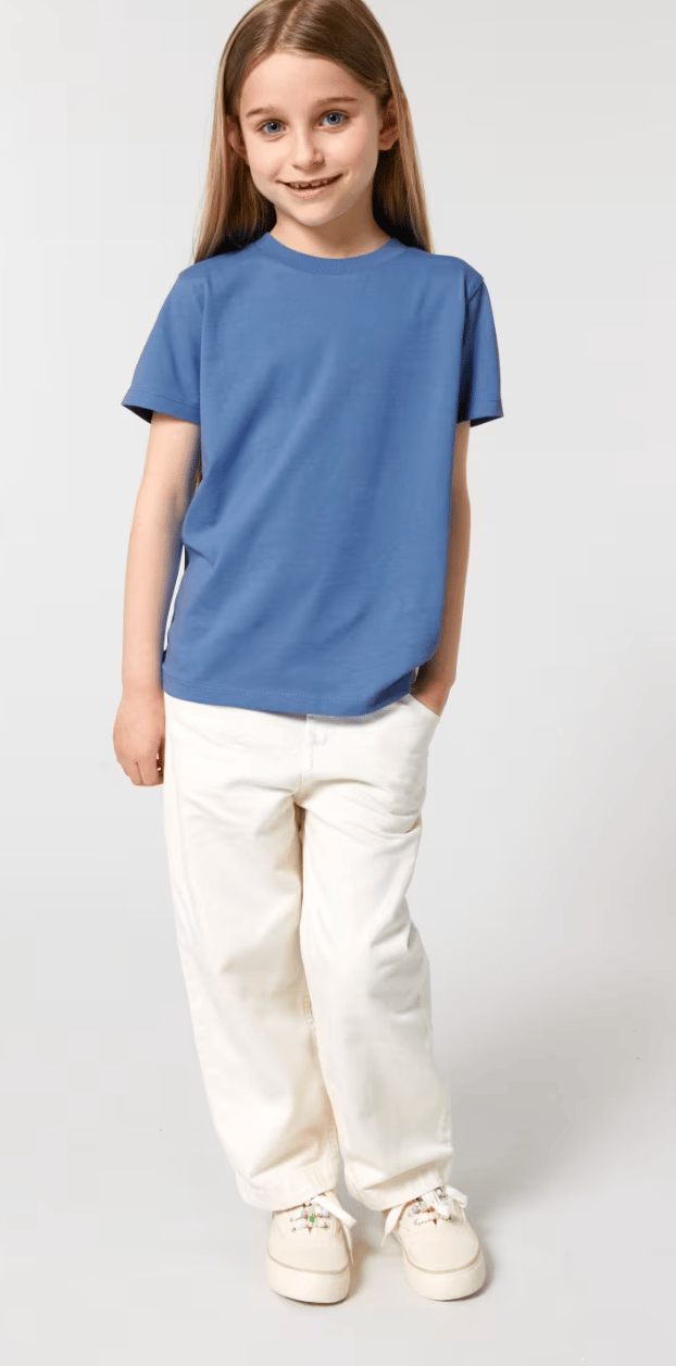 Image of  Summer Sprinkle Tee, Shell Seeker - Bright Blue