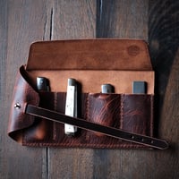 Image 2 of Old Dutch Pocket Knife Roll (Cognac/Dark Havanna)