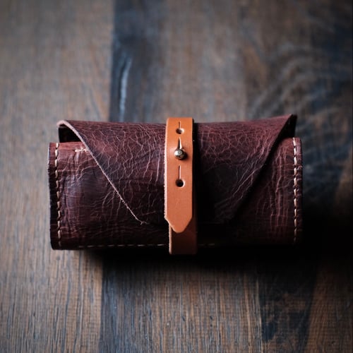 Image of Old Dutch Pocket Knife Roll (Cognac/Dark Havanna)