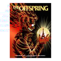 Image 1 of THE OFFSPRING - Limited Gold Screenprinted Poster