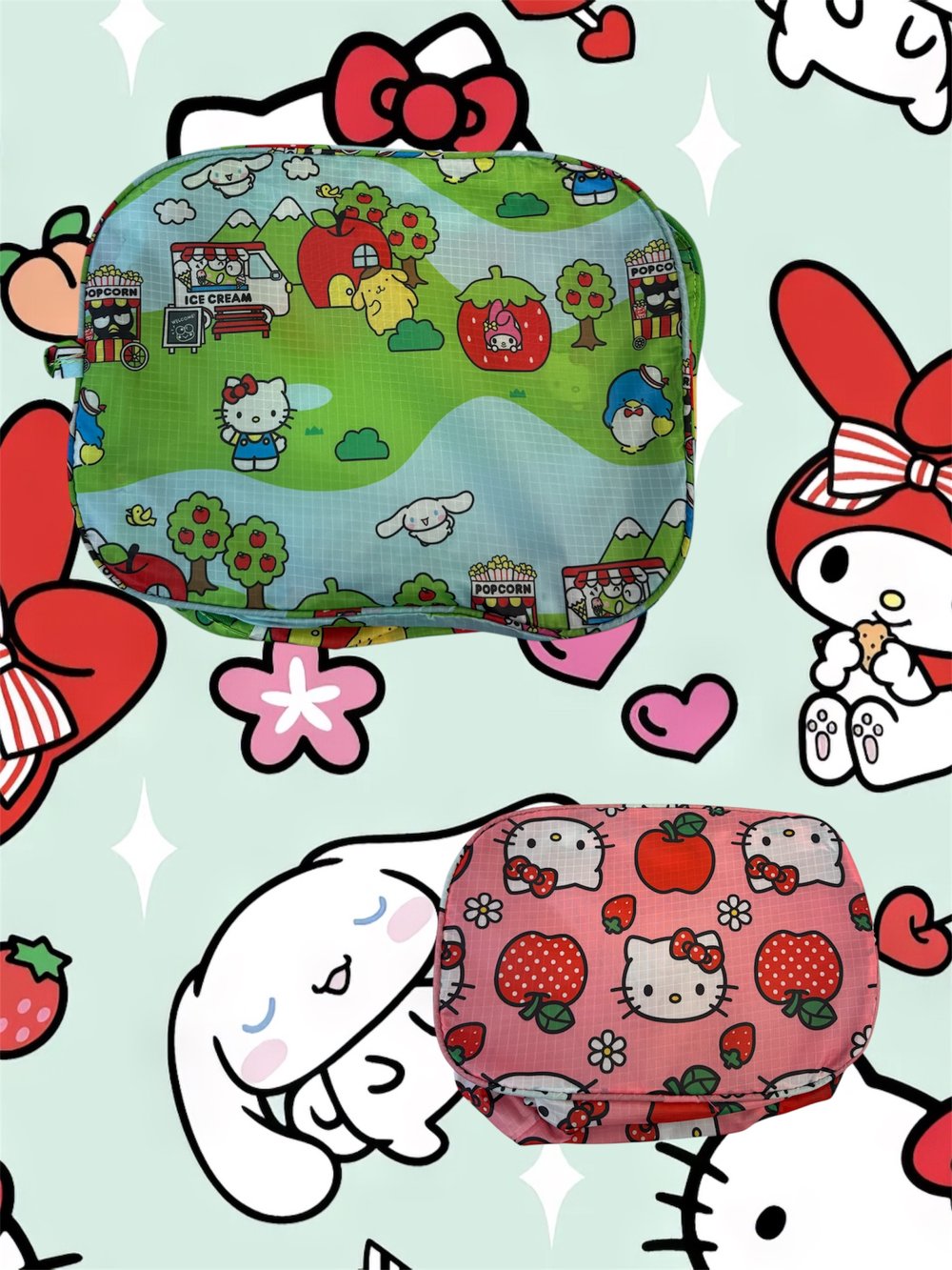 Image of Cute Travel Bags🍎🐱