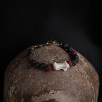 Image 5 of Lava Beads & Bones Bracelets 