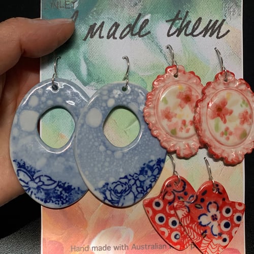 Image of DECORATING PORCELAIN JEWELLERY WORKSHOP / SUN 15th March 1-3.30pm