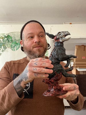 Image of 'His majesty of cold' cast resin statue PRE ORDER