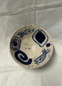 Image 1 of cobalt kimchi bowl