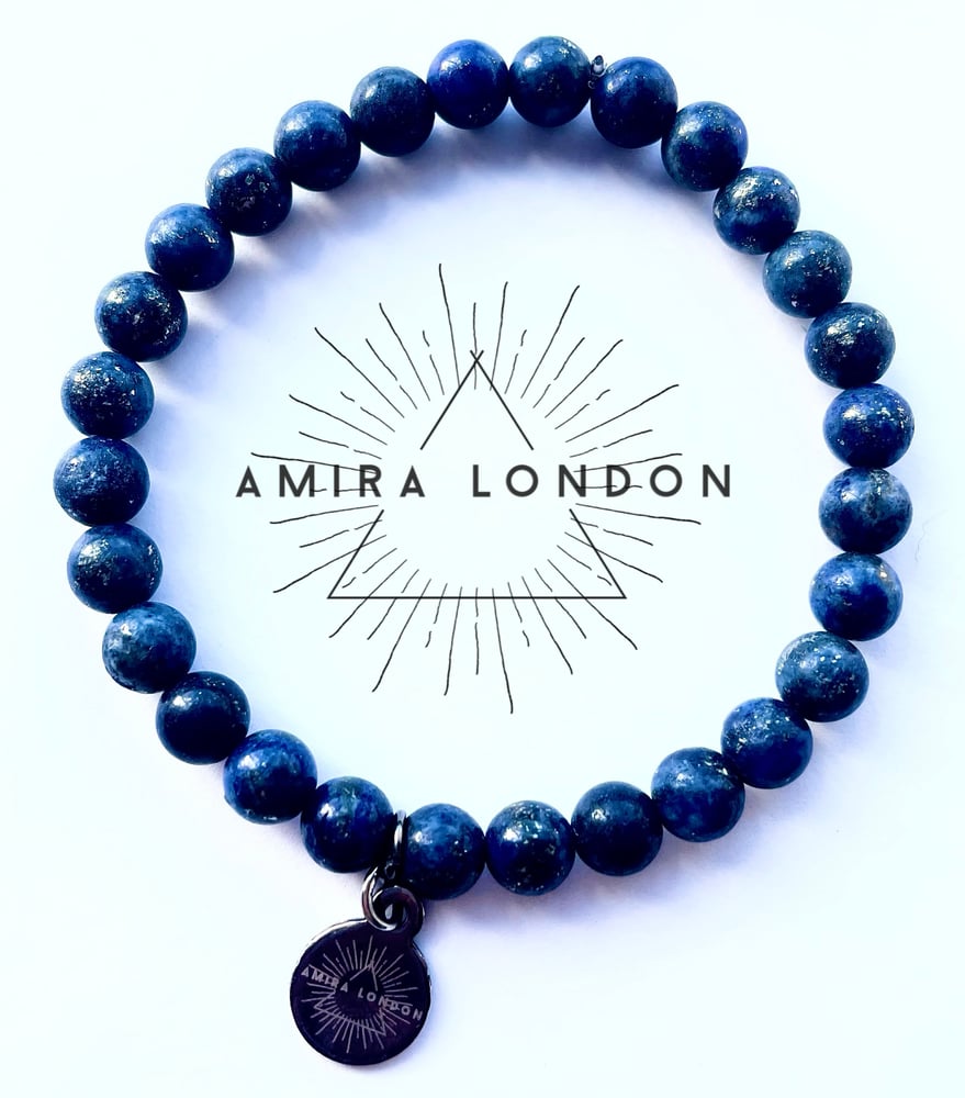 Image of Lapis Lazuli Amira London crystal bracelet