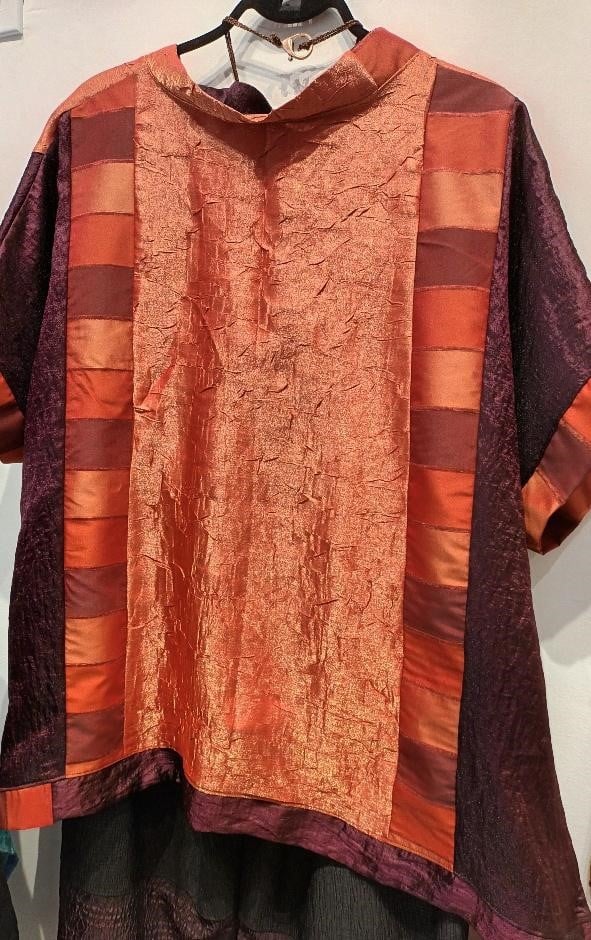 Image of jewel colors top, one size fits all