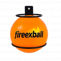 Wall mount for the "fireexball" with removal protection 