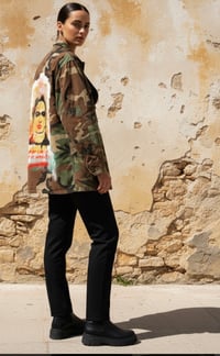 Image 1 of Frida ¥ viLLaGe punK ¥ IbiZa ¥ camouflage ¥ JaCket ¥ upCycliNg ¥ festiValVibe ¥