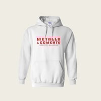 Image 1 of Maglietta /Felpa Bianca Logo Stencil Rosso