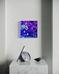 Image 4 of  Neon Flowers Glow at Night 