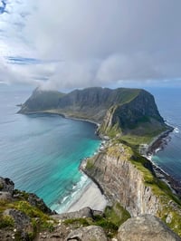 Cliffs of Værøy - Norvège 