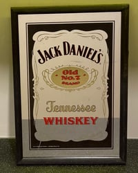Image 3 of Set of 4 Pun/Bar Whiskey Mirrors - Jack Daniels x2, Jim Beam, & Johnnie Walker