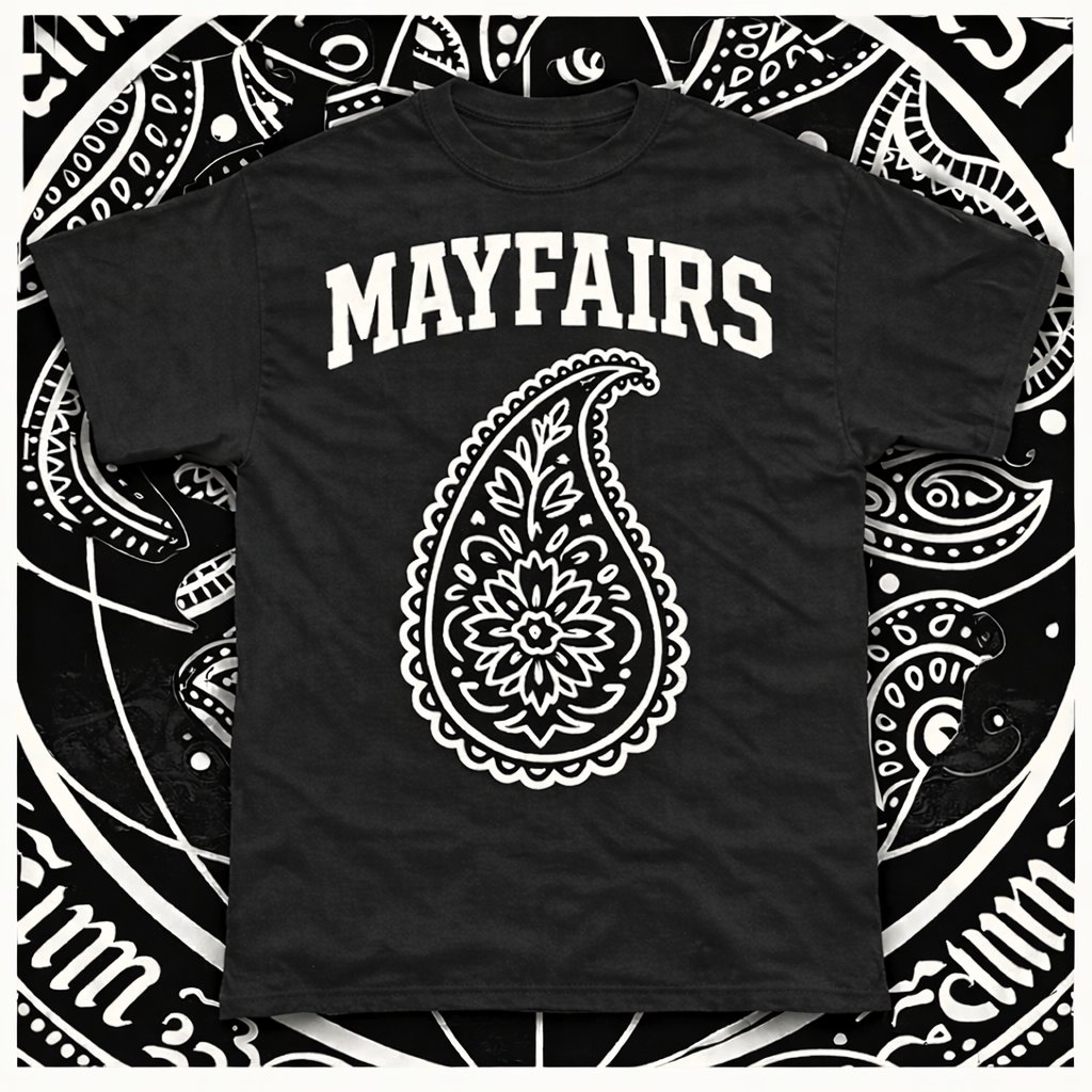 Image of Mayfairs Paisley Teardrop T-Shirt