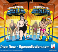 Image 1 of *IN STOCK*  BUNDLE Macho Man Randy Savage & Andre the Giant Power Packed Wrestlers FC Toys