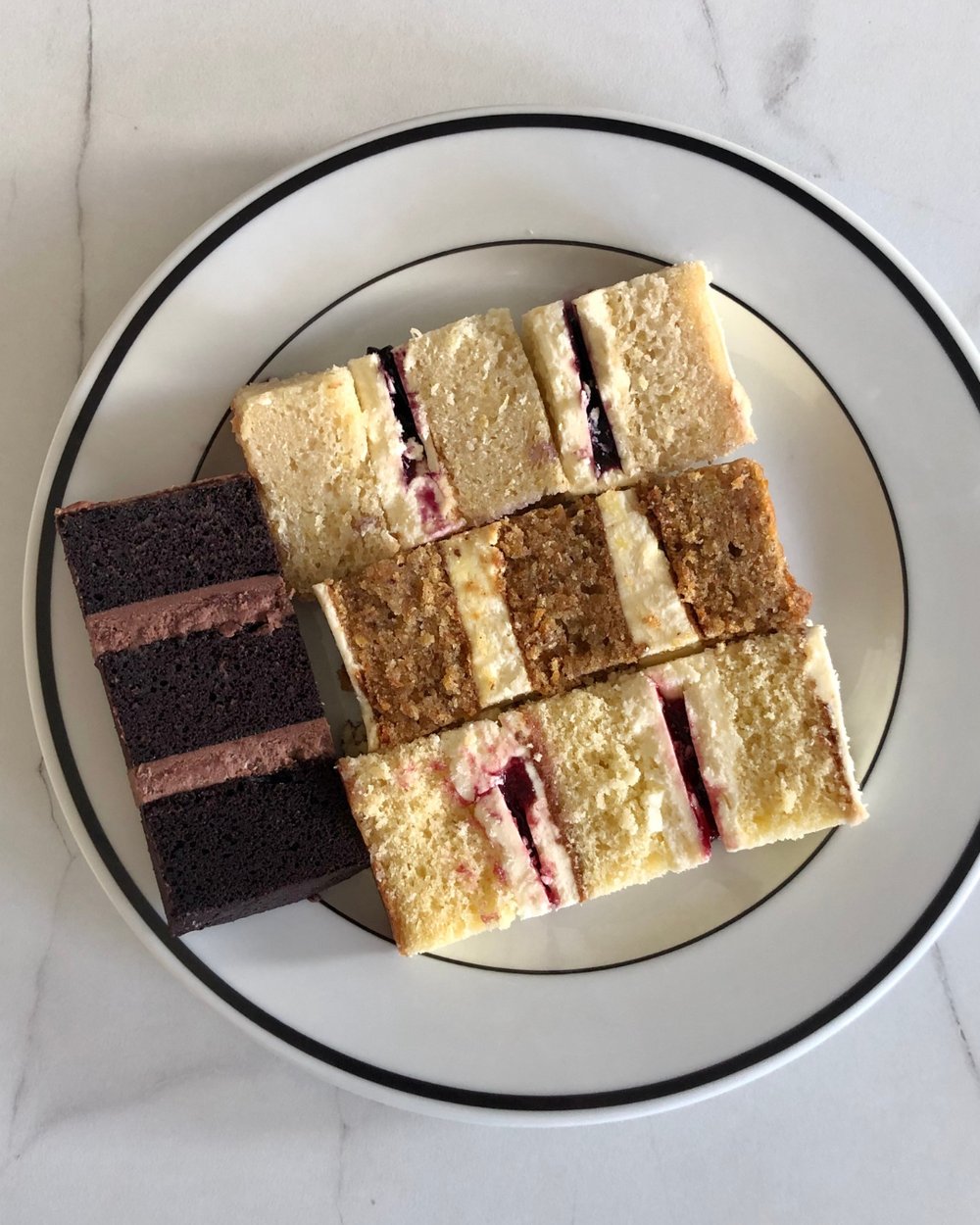 Image of Wedding Cake Samples