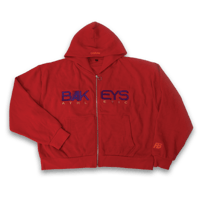 Image 1 of BAKEY'S WAFFLE RED HOODIE