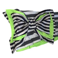 Image 3 of EMO BOW STRIPE mini skirt