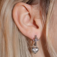 Image 3 of PRINCESS LOCK mini hoops