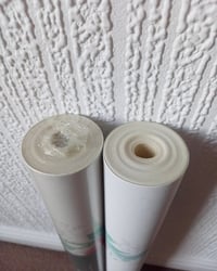 1990s Vintage Laura Ashley Wallpaper Rolls - Sweet Pea White Floral Flowers - (Set of 2 Rolls) – detail view 9