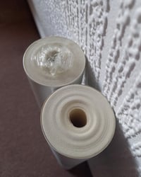 1990s Vintage Laura Ashley Wallpaper Rolls - Sweet Pea White Floral Flowers - (Set of 2 Rolls) – detail view 10