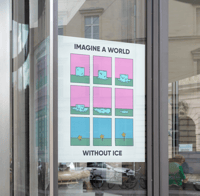 Imagine A World Without ICE Print