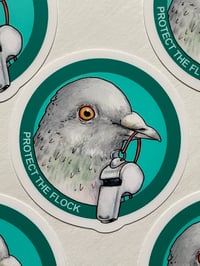 Image 1 of Protect the Flock Sticker 