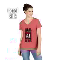 Image 3 of No AI Women's V-Neck T-shirt