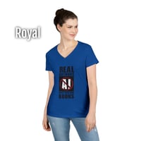 Image 6 of No AI Women's V-Neck T-shirt