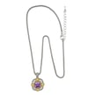 14K GOLD PLATED NECKLACE (PURPLE) STONE