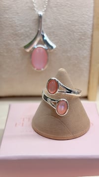 Pink Mother of Pearl Wrap Ring