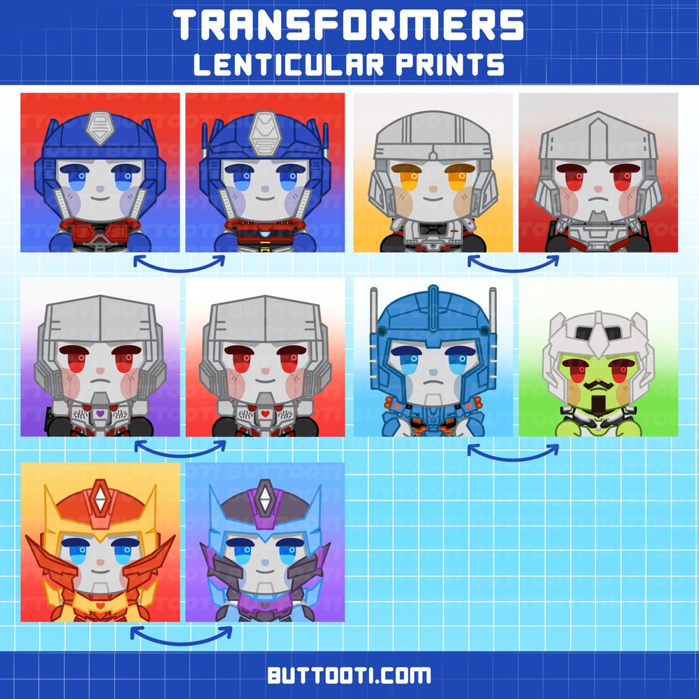✧ Transformers Lenticular Prints ✧