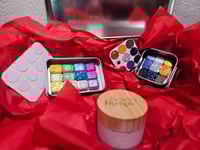 Image 3 of One of Each Watercolor Set: One Wheel of the Year, One Goddess, and One Glaze Watercolor Paints M...