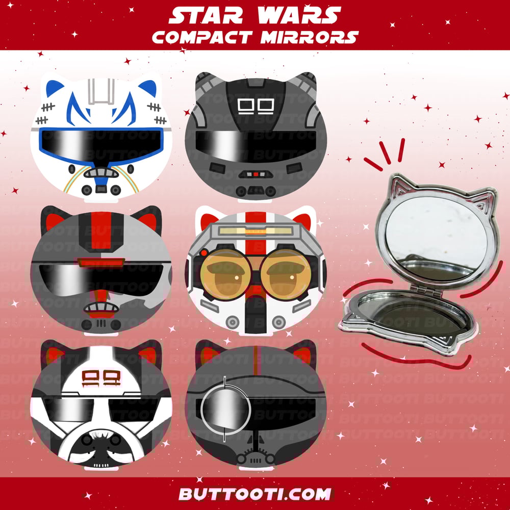 [PREORDER] ☆ Star Wars Compact Mirrors ☆