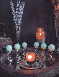 Image 3 of Mini opalite/ snake stands 