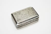 Image 4 of Antique Georgian English Sterling Silver Vinaigrette